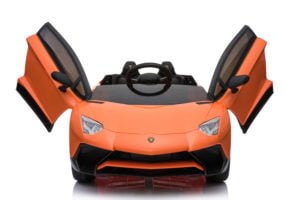 Elektro Kinderfahrzeug lizenziert "Lamborghini Aventador SVJ" mit 2 Motoren und Fernsteuerung - O-22