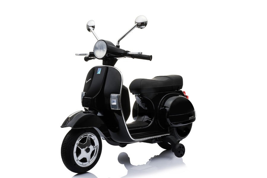 Elektro Kinder Motorrad Vespa - Lizenziert - 12V - 2 Motoren